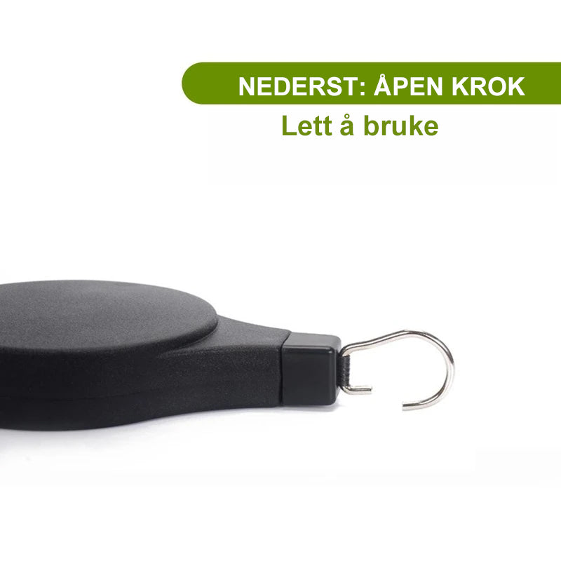 Retractable Hook for Curves and Fuglemater - Adjustable and Durable