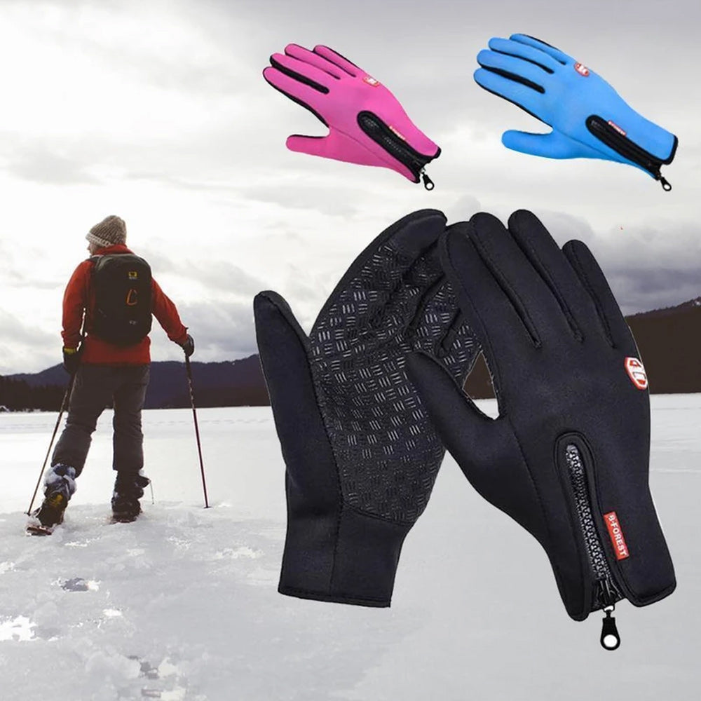 Unisex Waterproof Winter Gloves with Touchscreen Fingertips