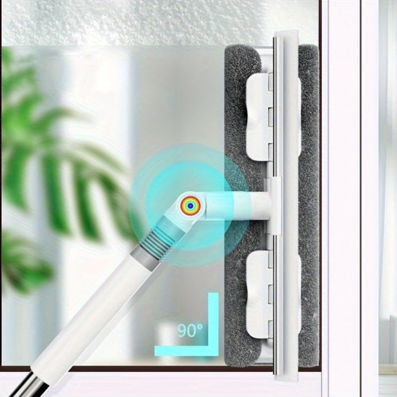 Vindusren notice: roter only head &amp; uttrekk naked handle for clean glass