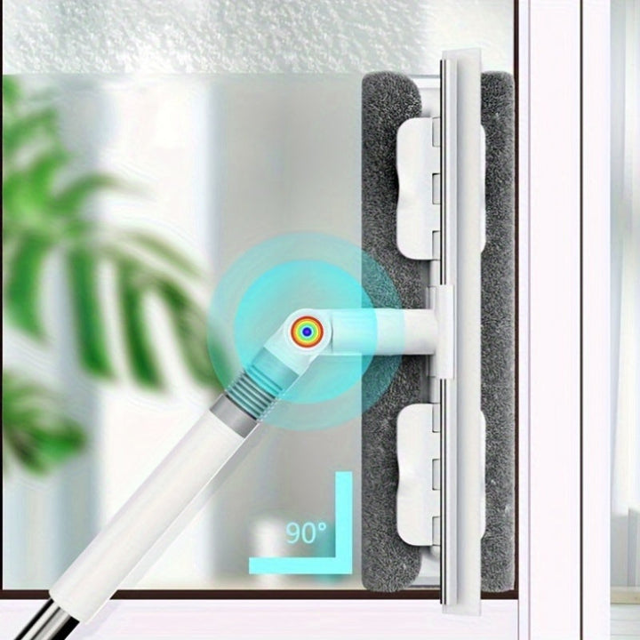 Vindusren notice: roter only head &amp; uttrekk naked handle for clean glass