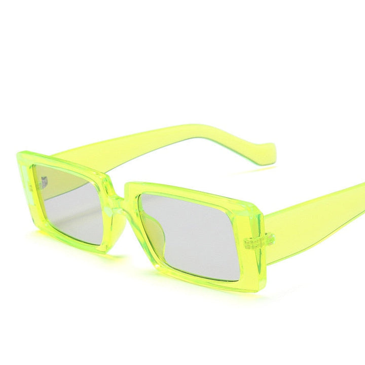 Unisex Vintage Rectangular Sunglasses