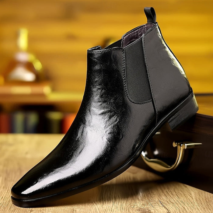 Bottines Chelsea pour homme avec empiècements élastiques