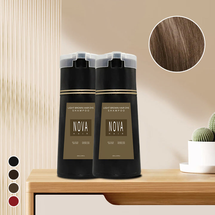 Direct hair colour shampoo - dekker grey hair on min. otter